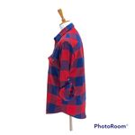 Jachs Girlfriend Jach’s Girlfriend Bea Buffalo Check button down flannel shirt blue red size S Gently worn; EUC Photo 4