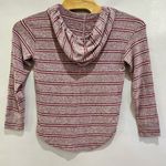 Market And Spruce Hoodie Brushed Knit Womans Sz‎ XS Athletic Casual BOHO Red Photo 3