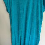 Vintage Women's Teal Stan Herman Chenille Robe Bathing Suit Cover Up Size L Blue Size L Photo 9