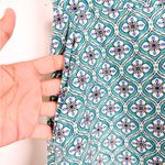 Old Navy Plaza High Waist Turquoise Patterned Pull On Shorts, EUC, Size Medium Photo 7