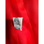 Jones New York 1980s  Red & Black Collar 100% Wool Dress USA Made small Photo 11