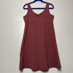 Kuhl  Harmony Active Dress Athletic Outdoor Sundress Burgundy Women’s Size L Photo 2