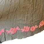 Mi ami green with pink maxi dress size small Photo 3