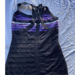 Say What? vintage say what Purple Black Multicolor  mini dress Sz Photo 12