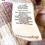 Soft Surroundings Gauze Button Down Checked Blouse Photo 10