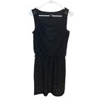 White House | Black Market  Black Sleeveless Studded Skirt Casual Dress Size XS Photo 10