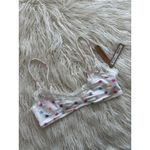 SKIMS Skim Fits Everybody Lace Scoop Bralette Marble Candy Heart Print Size Medium Photo 2