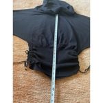 Guess  Jeans Black Women’s Cowl Neck  3/4 Sleeves Large Top Sweater Photo 3