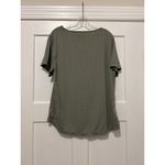 Zyia Active Shirt Womens XXL Black Cloud Short Sleeve Tee Stretch Athletic Crew Green Size 2X Photo 2