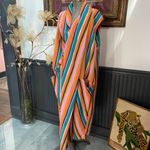 DUBGEE by Whoopi Boxy Colorful Stripe Pocket Sleeveless Dress Photo 5