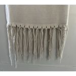 LA Hearts  Off White Boho Tank Top With Fringe Size XS Photo 2