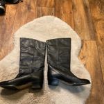 KF LTD Boots Ellen III Size 8 Black Leather Slouchy Made In Brazil Mid Calf Photo 1