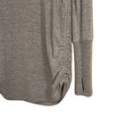 Athleta Top Gray Scrunched Side Long Sleeve Extra Small Photo 10