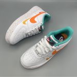Nike  Air Force 1 LV8 GS Big Girl 7Y Casual Shoes White/Safety Orange \Women #8.5 Photo 4