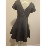 Banana Republic #17 Women's Gray Scuba Fit and Flare Dress by , Size 4 Photo 3