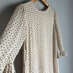Ganni  Elm Polka Dot Georgette Dress Photo 5