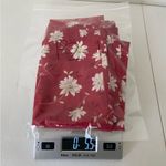 Christopher & Banks Vintage  women’s red tan floral polyester‎ zip maxi skirt 6 Photo 7