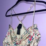 Jill Stuart Sarah Ruched Floral Midi Slip Dress Size 6 Yellow Coquette Soft Photo 1