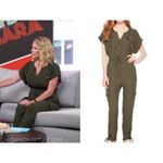 Parker  Green Cargo Jumpsuit Short Sleeve Small (estimated) New Photo 8