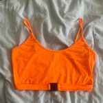 Neon, orange, crop top tank, size small Orange Photo 0