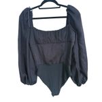 Princess Polly  Dark Coquette Puff Sleeve Bodysuit 4 Black Whimsigoth Victorian Photo 2