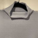 French Connection  Light Blue Mock Turtleneck Knit Long Sleeve Sweater Size M Photo 1