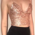 Urban Outfitters Sequin Crop Top Photo 0