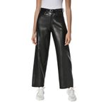 Denim Forum Aritzia The Farrah Faux Leather Pants 25 Black Photo 6