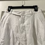 Madewell The Harlow Wide-Leg Pant in 100% Linen in White NWT Photo 7