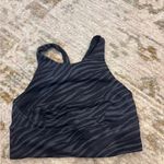 Lululemon  Black Zebra Print Sports Bra/tank Photo 0