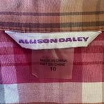 Allison Daley  Vtg 90s Floral Embroidery Multicolored Button Down Sz 10 Fairycore Photo 2