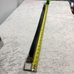 CHAPS unisex black belt medium size 26-28 synthetic leather Photo 5