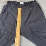 Marine layer  Allison Pant Women Medium‎ Black Stretchy Tencel Relaxed Split Hem Photo 7