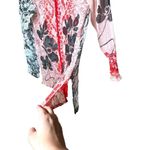 David Dart Women's 100% Silk Button Up Blouse/Shirt Size M Red Size M Photo 4