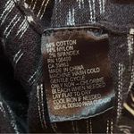 Gianni Bini  Modern Abstract Cowl Neck Knit Top Medium 3/4” Ruched‎ Sleeve Photo 5