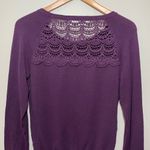 Anthropologie Lace Back Cardigan Sweater Photo 5