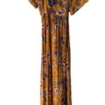 Patrons of Peace  Flyaway Hem Floral Maxi Dress Photo 0