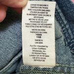 Free People Blue Denim Distressed Jacket with Button Detail M Photo 11