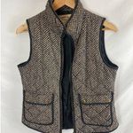 Cambridge Dry Goods Patterend Quilted Vest Size Small Black Photo 0