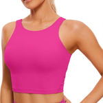 CRZ Yoga  HIBISCUS PURPLE SWIMSUIT TOP SIZE LARGE US-12 NWT Photo 0