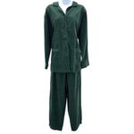 Victoria's Secret  Country Authentic 90s Green Floral Cotton Pajama Set Women's M Photo 5