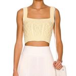 LouLou Studio Square Neckline Top Yellow Size XS Photo 2