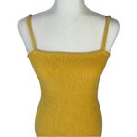 Forever 21  Yellow Tank Mini Bodycon Dress Size M Photo 2