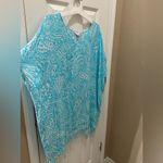 Lilly Pulitzer  Rossi Caftan Swim cover-up in the Turquoise Oasis size L/XL Photo 4