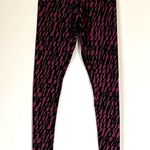 Nike Leg-A-See Magenta and Black Leggings - Size Extra Small Photo 1