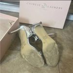 Chinese Laundry  Sabrie Stiletto Heels 7 / 37.5 Silver Metallic Photo 12