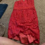 Adelyn Rae  lace strapless dress small Photo 4