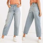 Madewell Balloon Jeans Size 27 Crop High Rise Whistler Wash Faded Light NEW Photo 1