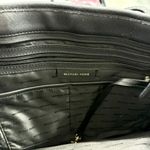 Michael Kors  Women Large Extra Slim Black Jet Setter Pebbled Leather Tote Bag Photo 1