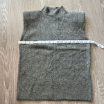 L'Agence L’Agence Sweater Vest Extra Small Pullover With Shoulder Pads Gray Photo 7
